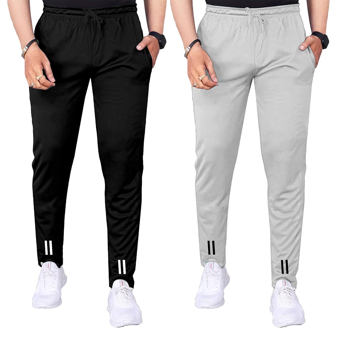 FTX Men Solid Multicolor Track Pant (832_1-832_5)_S : Amazon